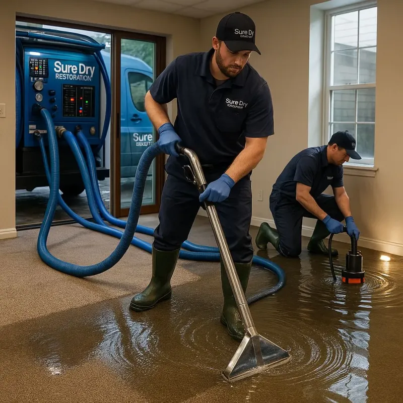 Water Extraction and Removal process in San Marino, CA